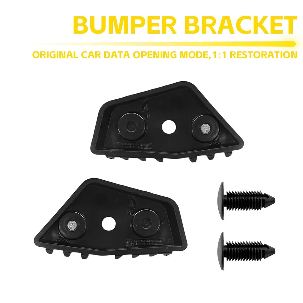 Set of 2 Front Bumper Fender Brackets for Ford Mustang (2018–2023)