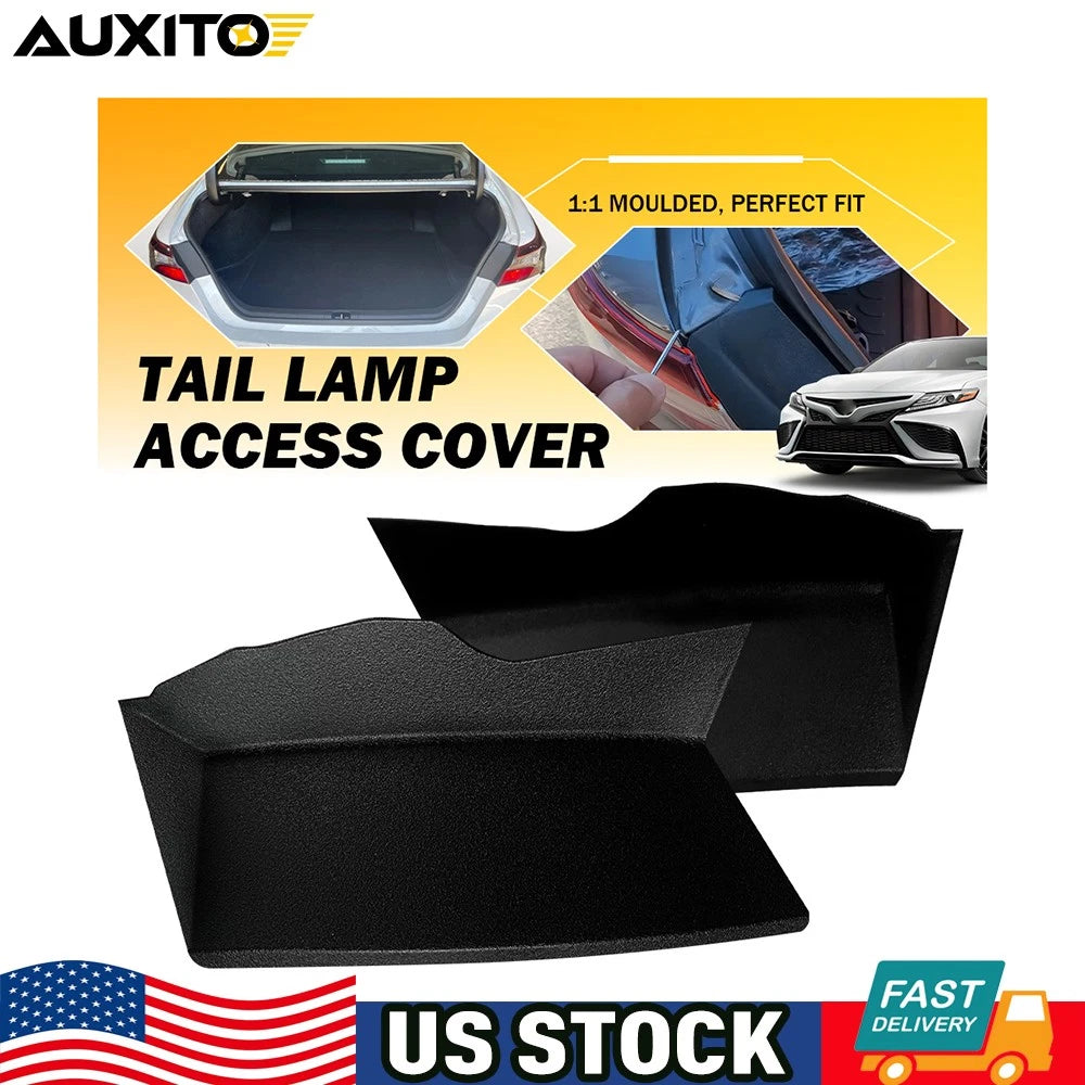 Set of 2 Rear Tail Light Combination Lamp Covers for Toyota Camry (2018–2023)