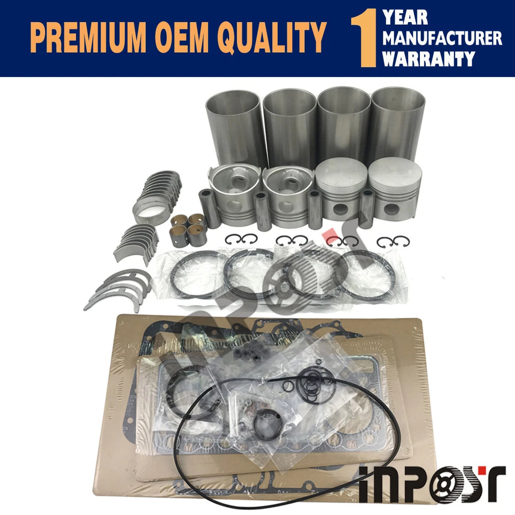 Overhaul Rebuild Kit V1702 V1702B for Bobcat 743 733 (Kubota)