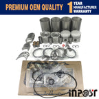Overhaul Rebuild Kit V1702 V1702B for Bobcat 743 733 (Kubota)