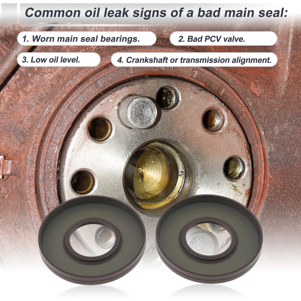 Set of 2 Engine Crankshaft Seals for Lexus LX470 (1998–2005) TCS46036