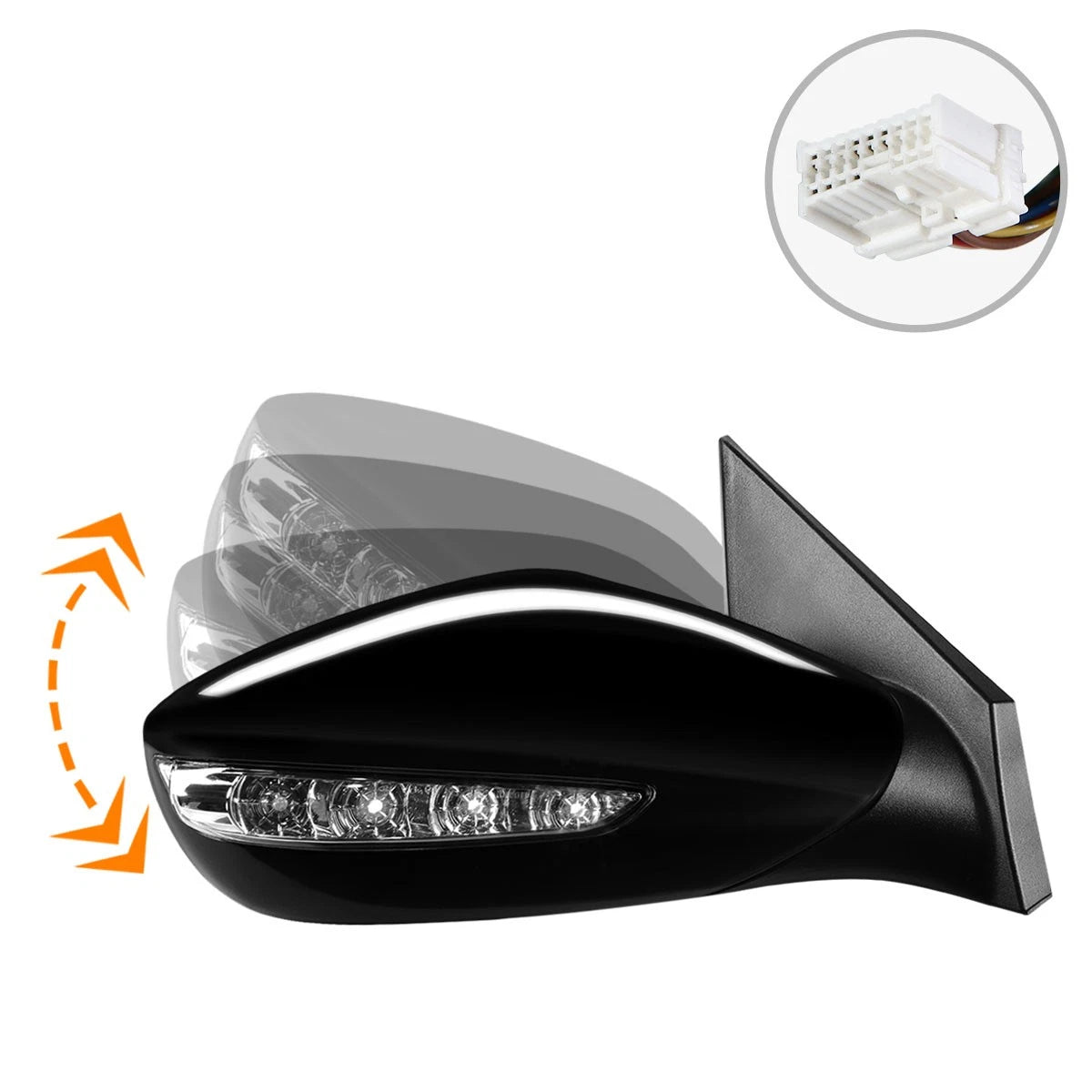 Power Heated Turn Signal Side View Mirror for Hyundai Sonata (2011–2014)