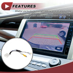 Rear View Camera Adapter Wire Harness Cable for Toyota (1 Pcs RCA 4 Pin)