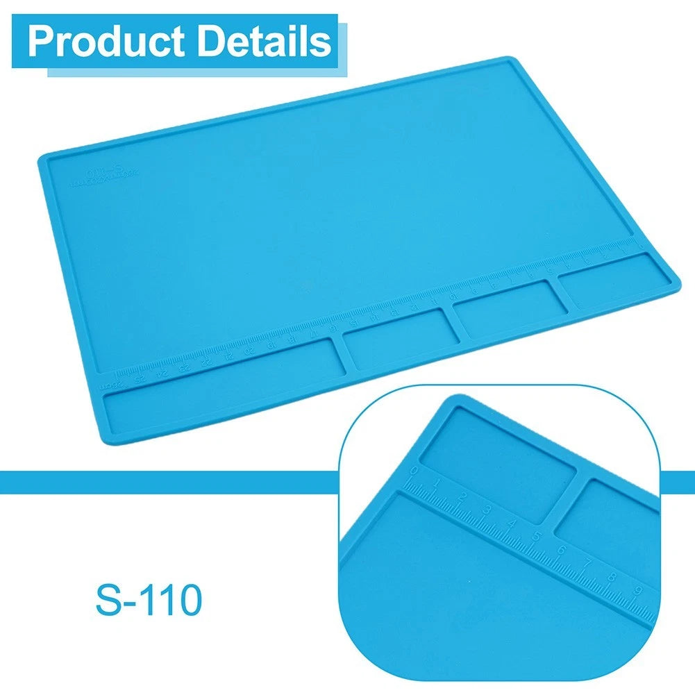 Silicone Heat Resistant Soldering Mat S110 for Electronics Repair