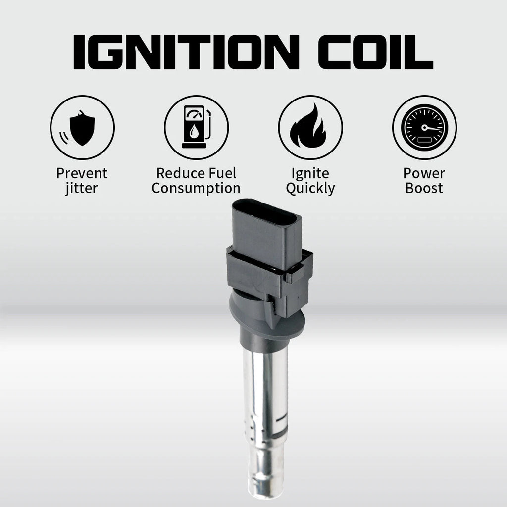 Ignition Coil for Audi Porsche TT Cayenne Passat VW V6 3.2L 3.6L UF-531