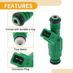 1 Pc Fuel Injector No.0280155968/9202100 for Ford Mustang 