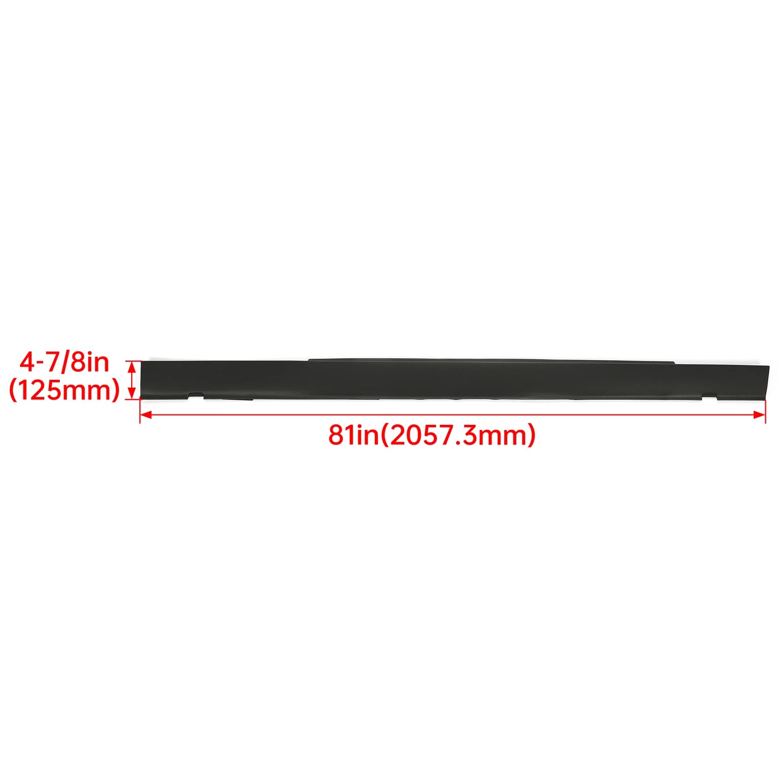 Left Door Exterior Rocker Panel Molding Trim for Dodge Challenger (2008–2014)