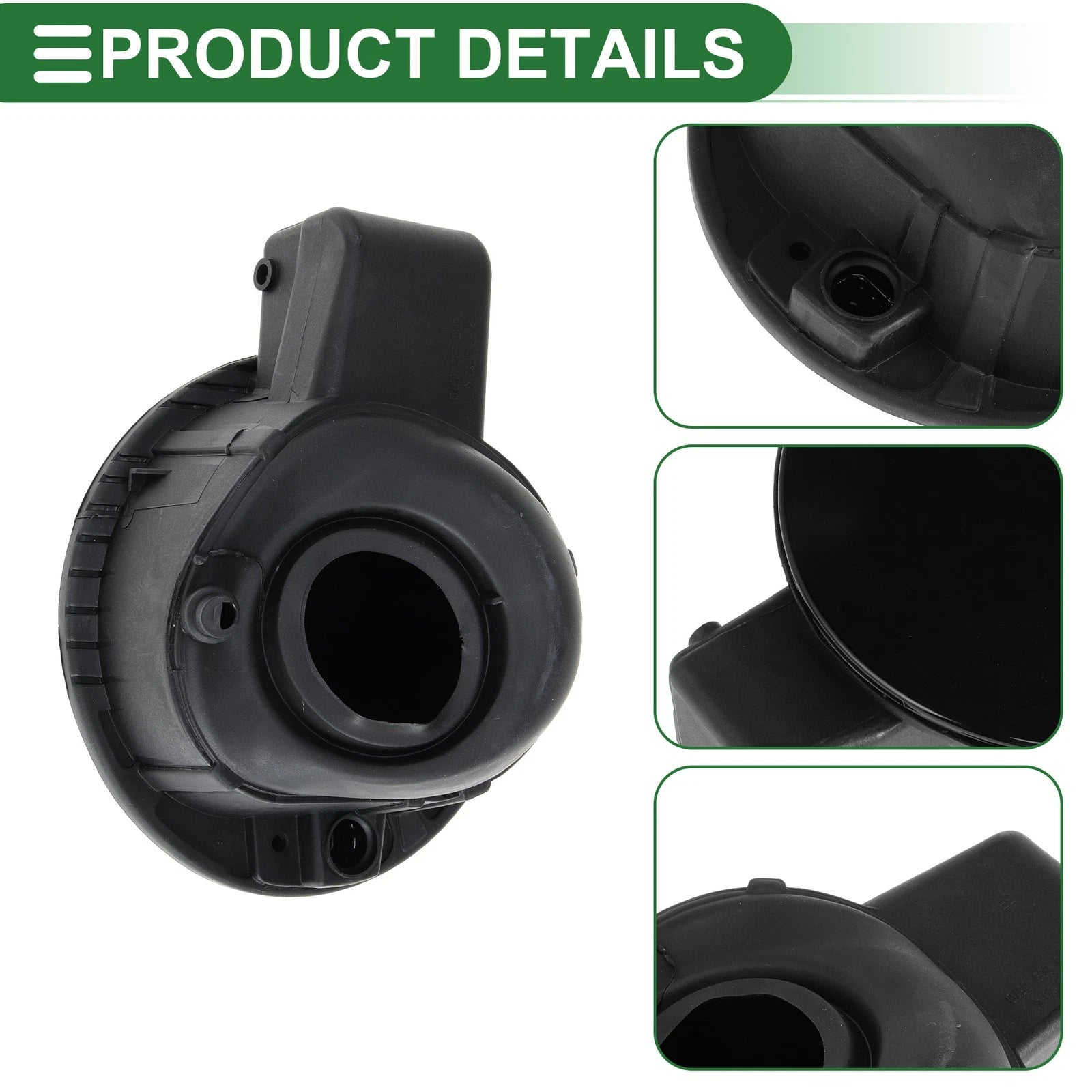 Fuel Tank Door Cap for Volkswagen Polo (2011–2018) - Fuel Filler Flap Cover Black