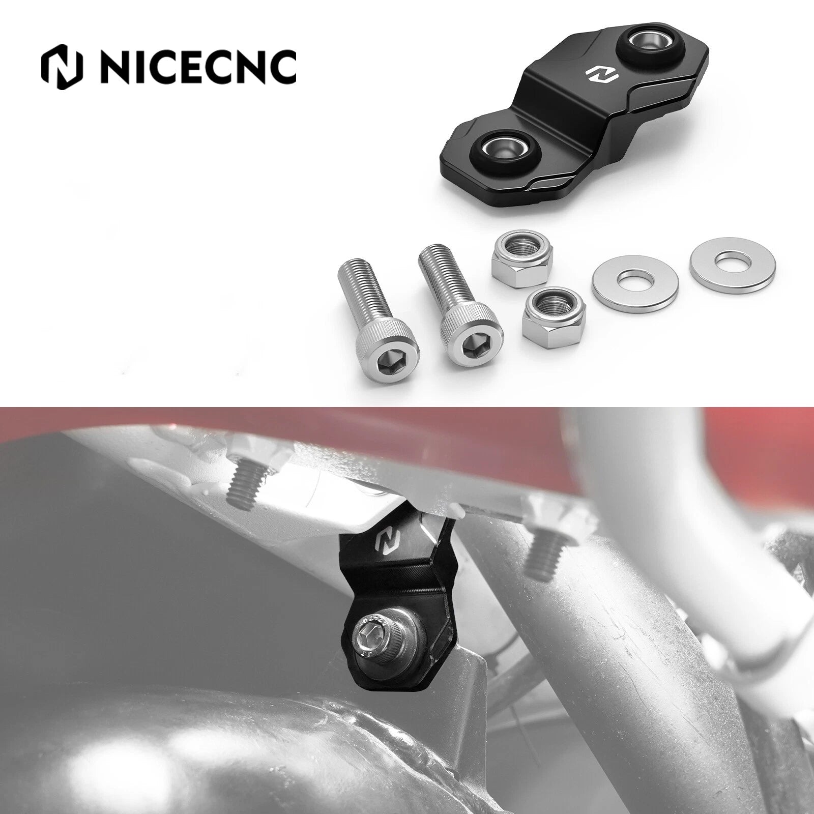 Exhaust Pipe Silencer Hanger Mounts for Yamaha YZ125, 125X (1995–2025)