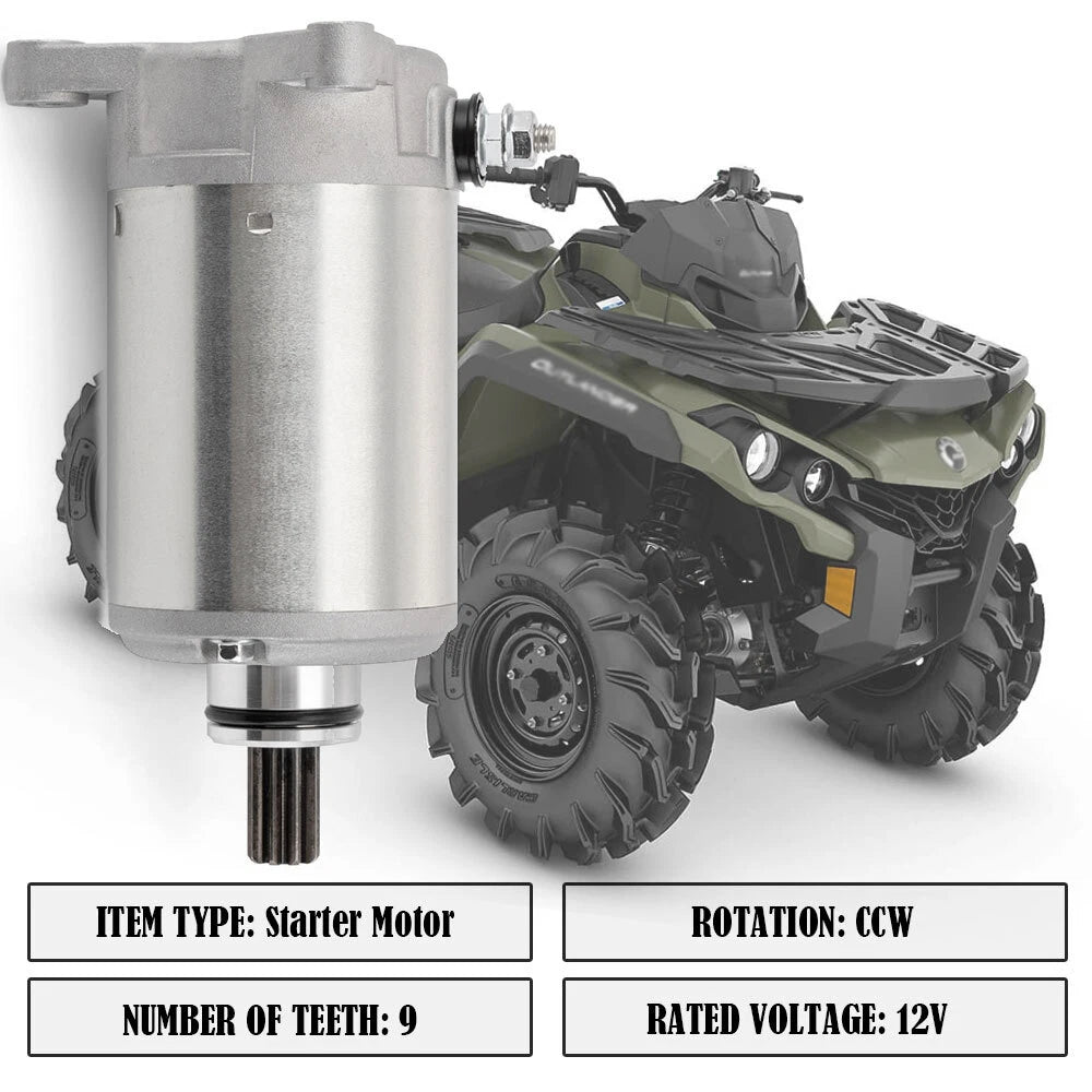 CCW Electric Starter Motor for Can-Am Commander Maverick 800 800R 1000 1000R