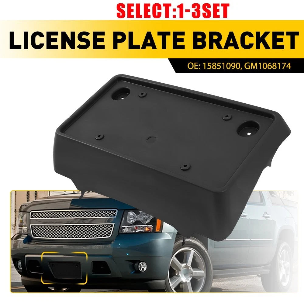 License Plate Bracket Front for Chevy Tahoe Hybrid Avalanche (2007–2014) GM1068174