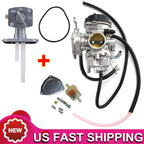 Carburetor & Fuel Valve Petcock for Suzuki LTZ 400 (2003–2007) & Kawasaki KFX