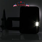 Pair Towing Mirrors for Chevy Silverado Sierra (2003-2006) Power Heated LED
