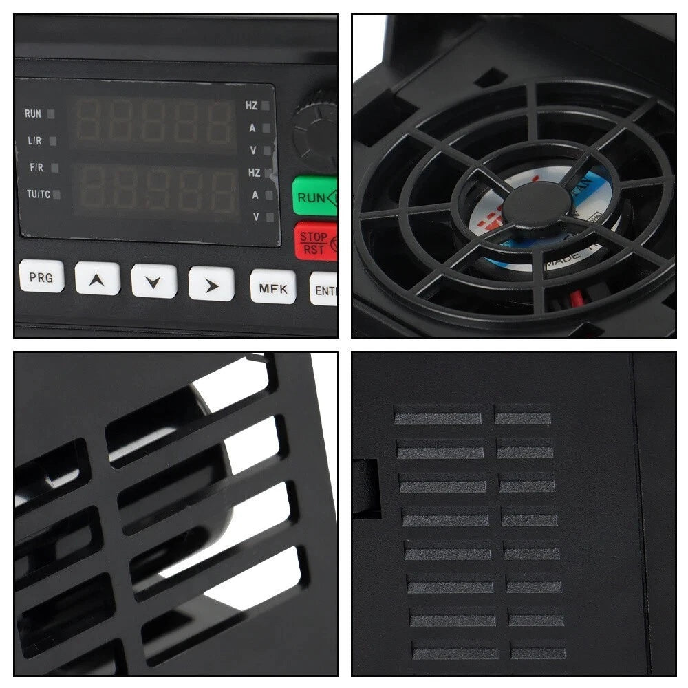 1.5KW 2HP 220V VFD Inverter for General Purpose Motor Control (Single to 3 Phase)