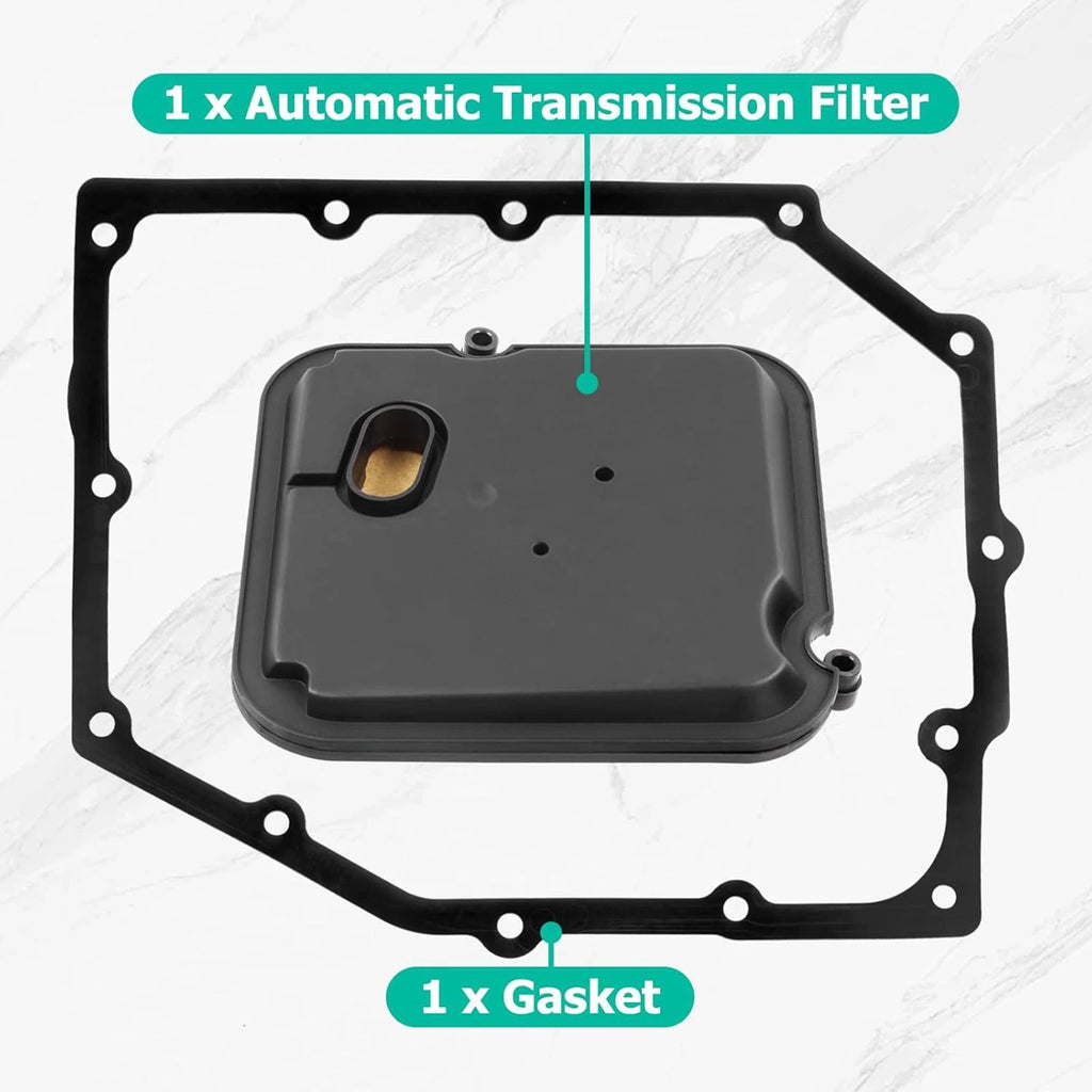 Transmission Filter Pan & Gasket Kit for Jeep Cherokee Liberty Wrangler (1997–2006)