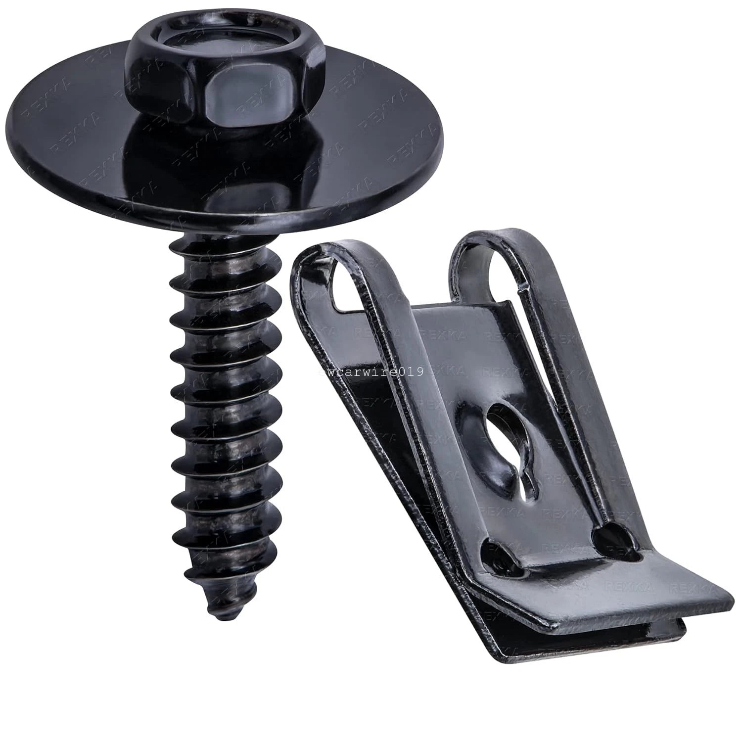 20pcs M4.2 Hex Head Screws & U-nut Clips for GMC Sierra 1500 (2014–2023)