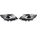 2Pcs Headlamp for Lincoln MKC (2015–2019) HID w/LED FO2518125 FO2519125