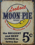 Vintage Replica Tin Metal Sign MOON Pie 1801