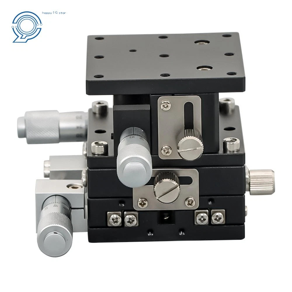 3 Axis XYZ Linear Stage Trimming Platform Bearing Tuning Table 60x60mm