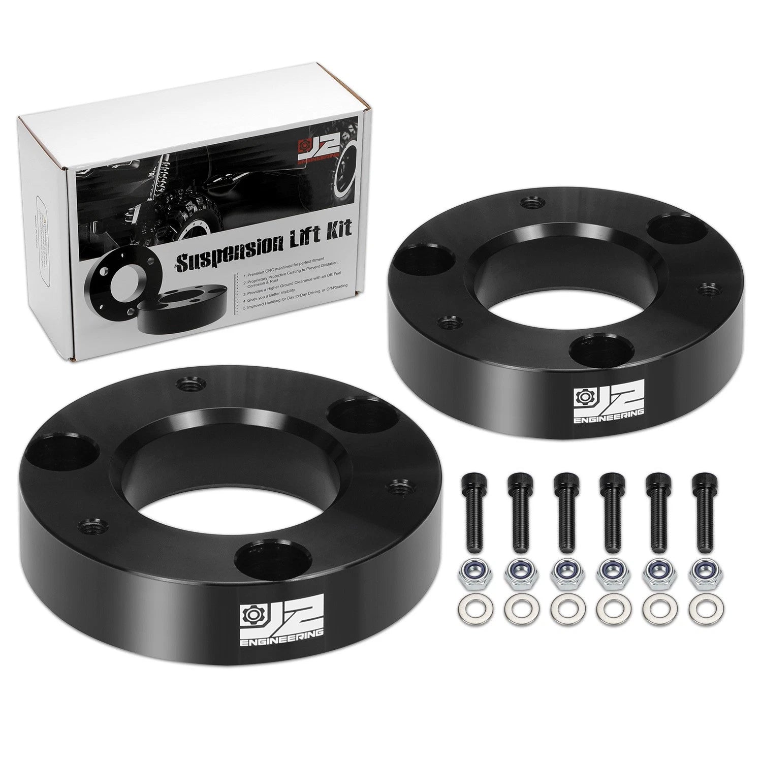 2" Strut Lift Kit Spacers for Silverado Sierra (2007–2022)