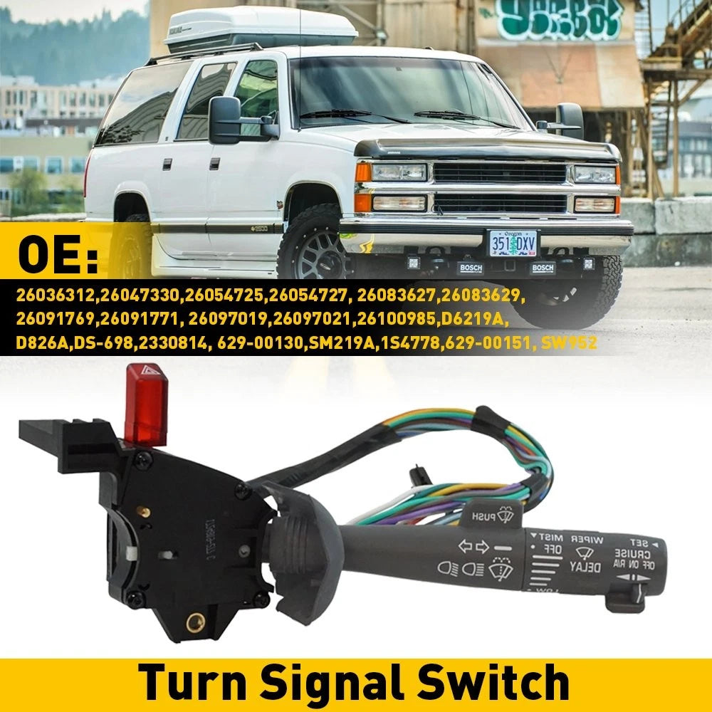 Cruise Control Wiper Arm Turn Signal Lever for Chevy GMC Truck