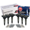 Set of 6 Ignition Coils & NGK Iridium IX Spark Plugs for Lexus Toyota (3.5 V6)