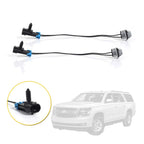 Set of 2 Rear License Plate Lamp Harness Sockets for Chevrolet Traverse