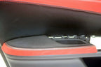Front Door Armrest Cover for Honda Civic (2016–2020) Black & Red