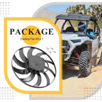 Radiator Cooling Fan Kit for Polaris General 1000 XP (2016–2024) 2412447 2413207