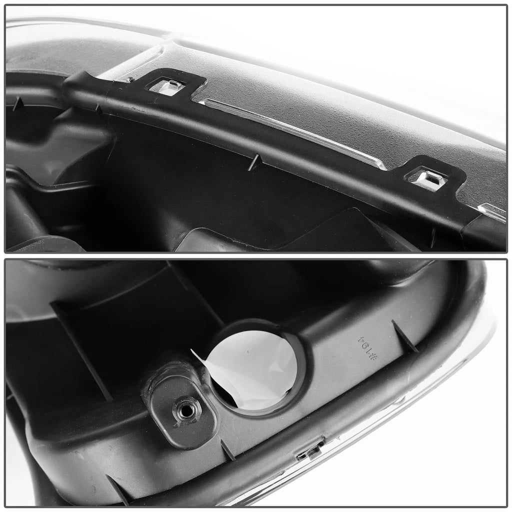 Pair of Black/Amber Signal Headlight Lamps for Ford Expedition (2006–2010)