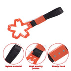 Orange Plastic Sakura Flower Car Handle Strap Charm for Toyota Camry (2019-2024)