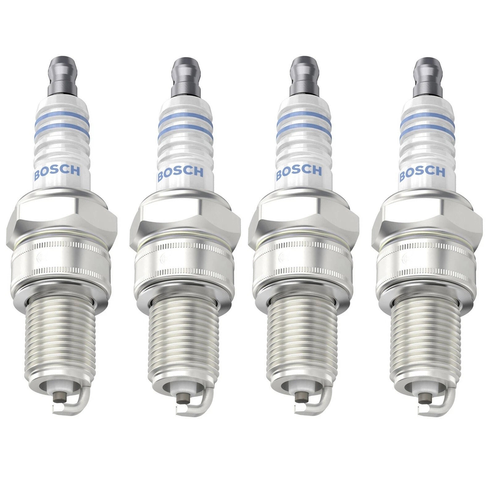 Set of 4 Spark Plugs for Audi 5000 4000 VW Cabriolet Golf Jetta (Bosch 7900)