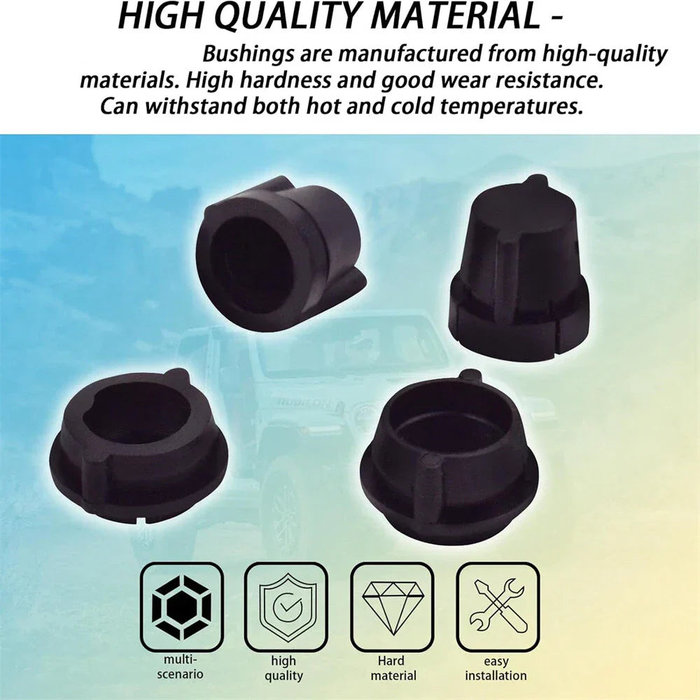 4Pcs Wiper Linkage Bushings for Jeep Wrangler YJ (1987-1995)
