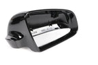 Gloss Black Rearview Mirror Cap Covers for Audi A4 B7 (2005–2008)