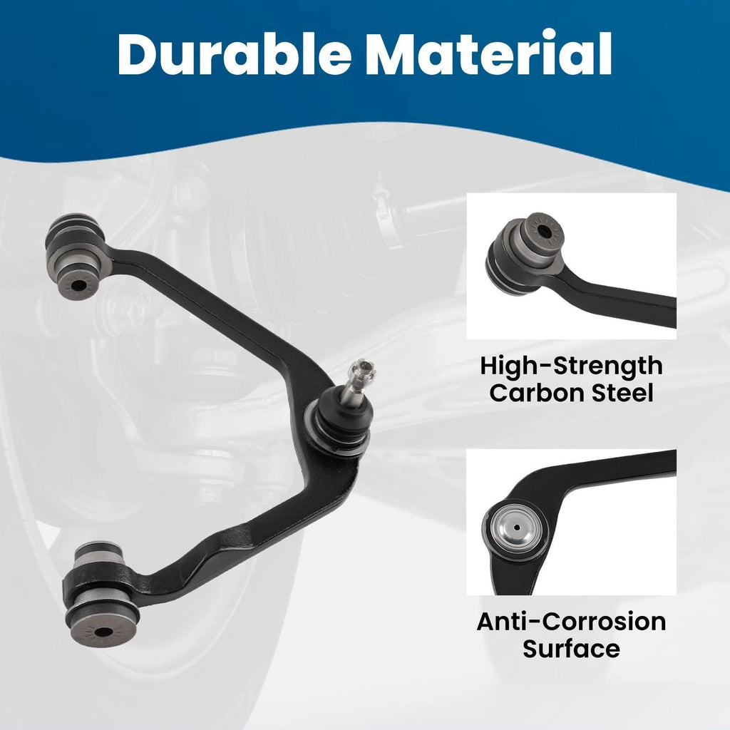 8PC Front Upper Control Arm Tie Rod for Ford F-150, Expedition (1997–2003) 2WD