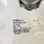 7" Headlamp Trim Ring for Harley-Davidson Touring Trike (2014–2025) 61400135