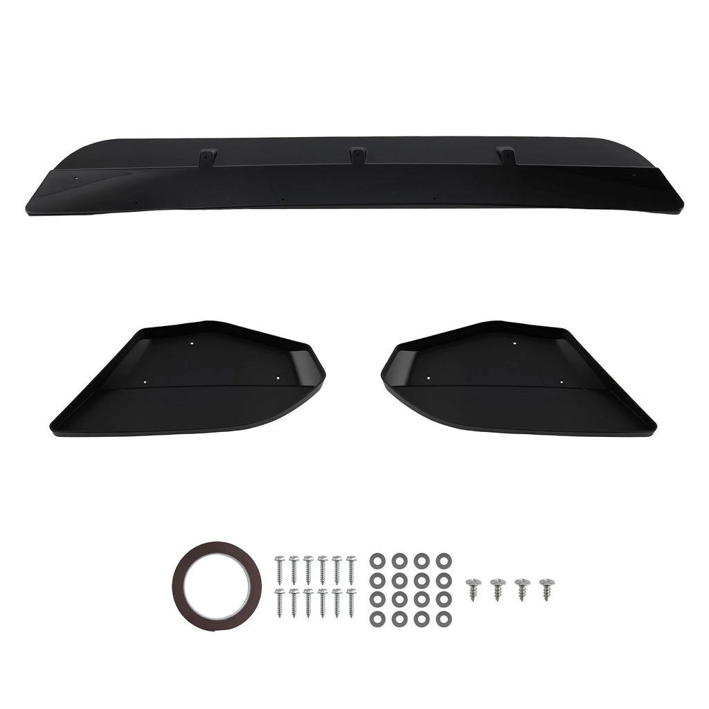 Front Splitter Spoiler Lip for BMW X3M X4M Competition (2019–2022) F97 F98 Gloss Black