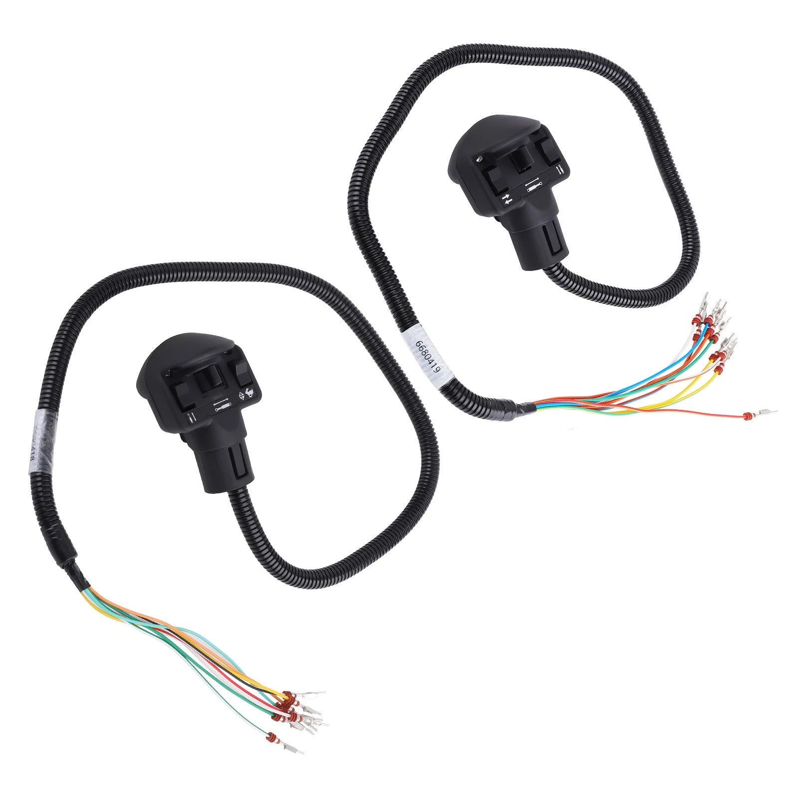 Set of 2 Four-Gears Switch Handles for Bobcat S330 S450 S510 (6680418 6680419)