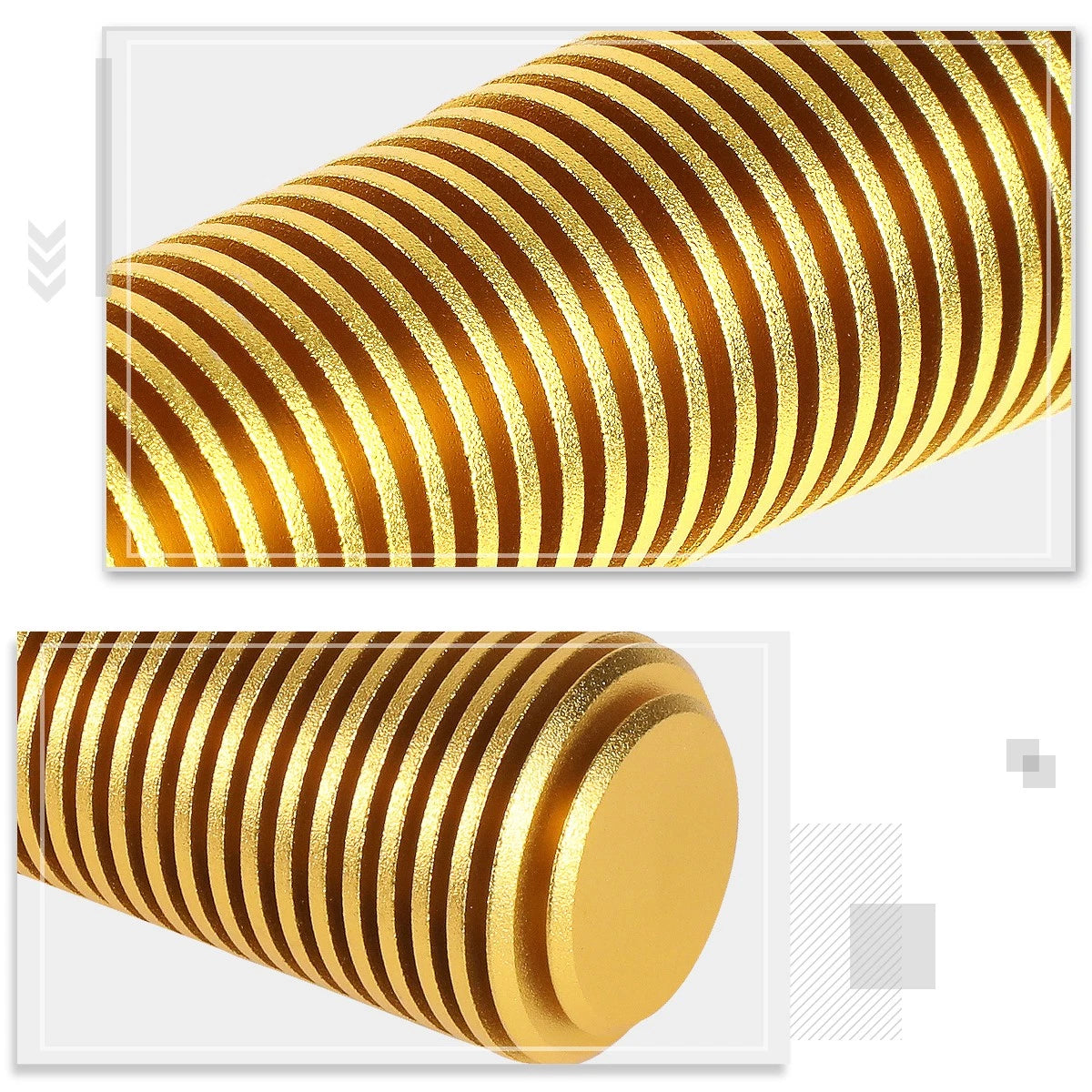 NRG SK-710GD 180mm Gold Shift Knob for Universal Fit (No Specific Years)