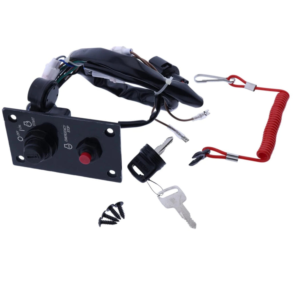 Ignition Key Switch Panel for Suzuki Marine Outboard (37100-96J24)