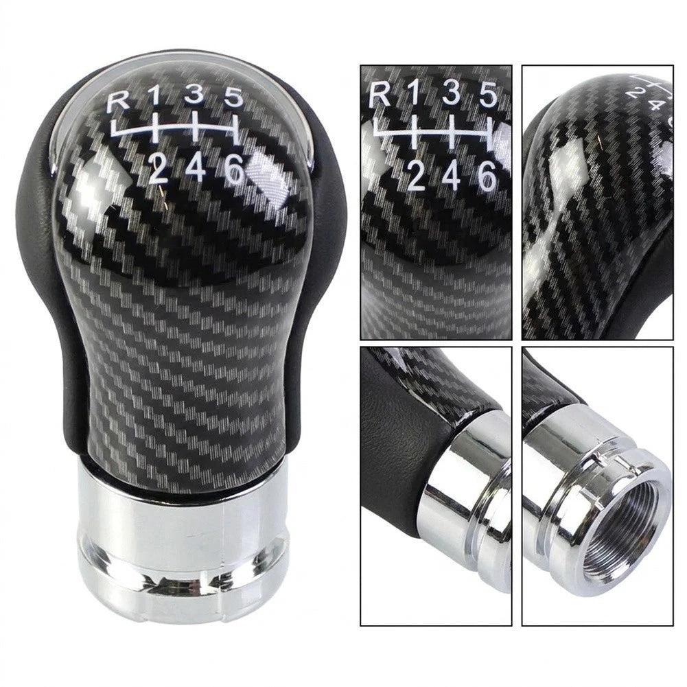 19mm Gear Shift Knob Carbon Fiber for Toyota Hilux Revo (2015–2020)