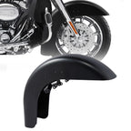Unpainted Black Front Fender for Harley Touring Street Road Glide (2014–2024)