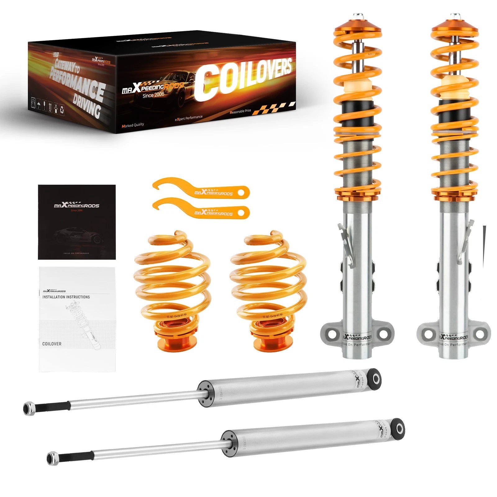 Adjustable Coilover Suspension Kit for BMW 3-Series E36 Z3 (1996-2002)