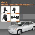 Set of 4 Motor Trans Mounts for Toyota Camry (2007–2009) 2.4L