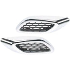 2x Front Chrome Fender Side Air Vent Grille Trim Molding for Maserati Levante