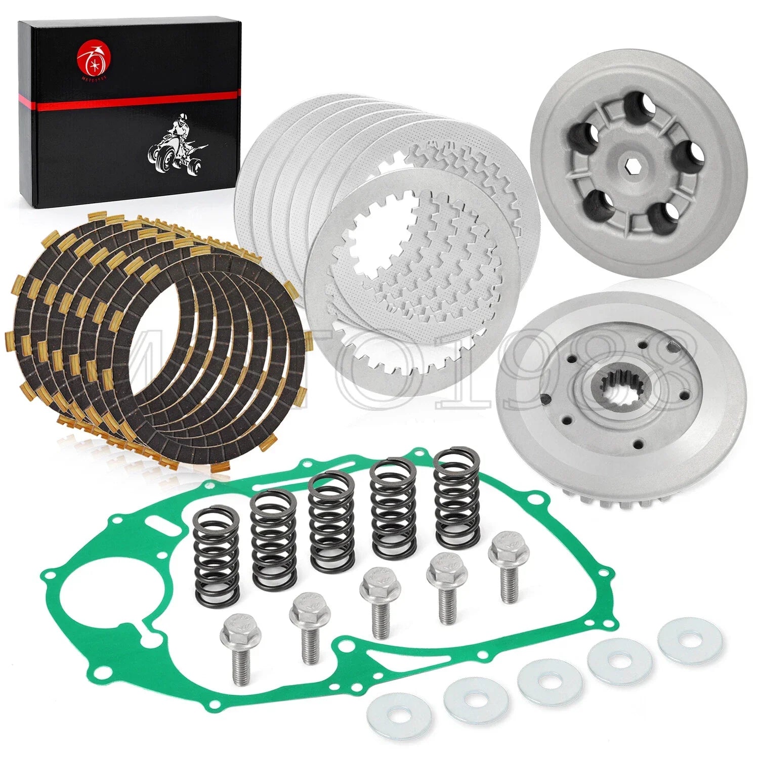 Clutch Plate Kit for Yamaha V Star 650 XVS650 (1999–2011)