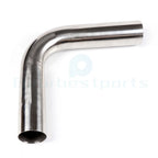 2X 3" 76mm 90 Degree T-304 Stainless Steel Exhaust Tube Bend Piping