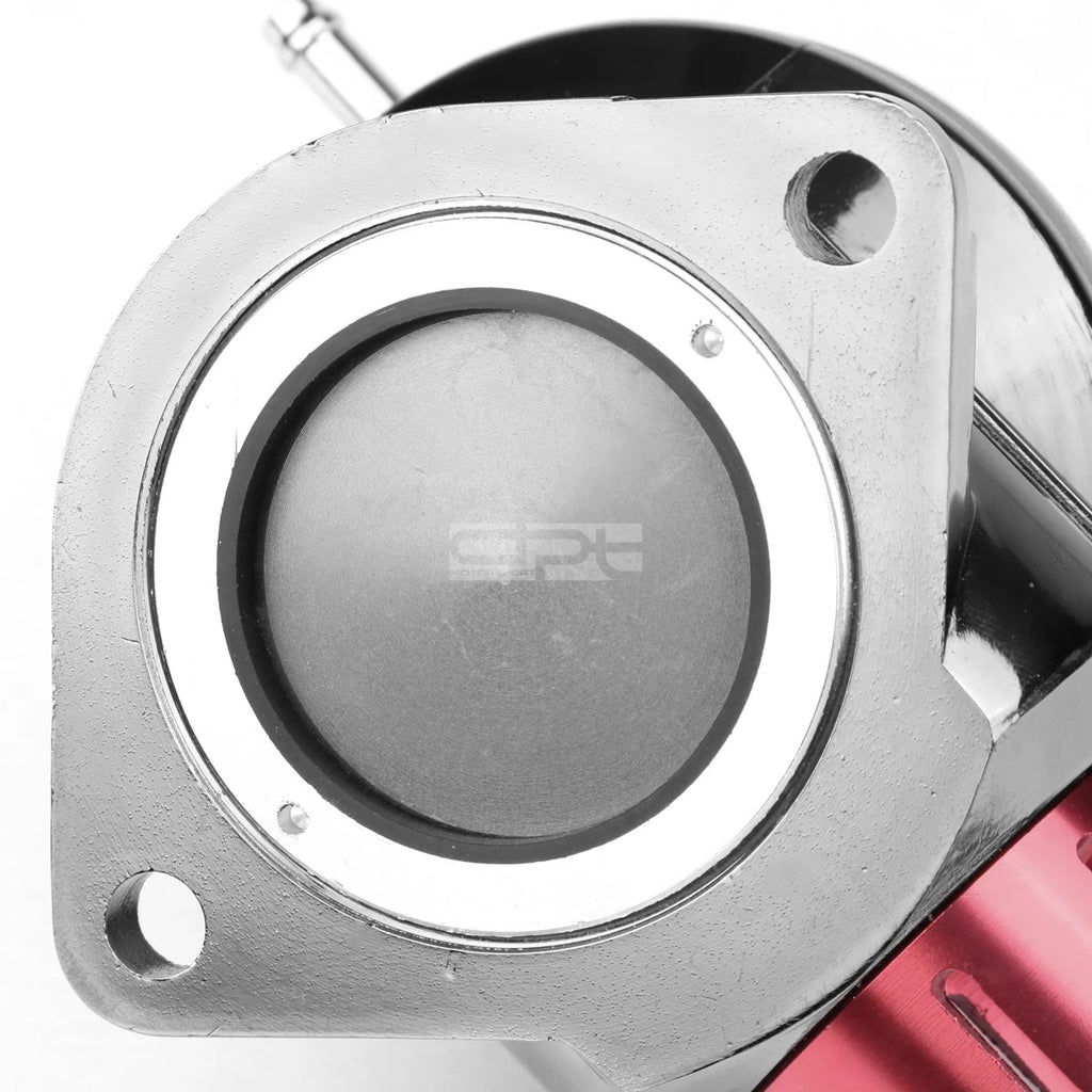 Universal Pink Type-FV 2-Bolt Blow Off Valve + 2.5" Dual Port Flange Adapter Pipe
