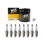 Wix Engine Oil Filter & NGK 8 V-Power Spark Plugs for LS430 LX470 SC430 (2001–2006)