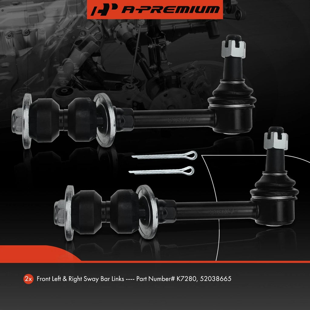 2X Front Stabilizer Bar Link for Dodge Ram 1500 2500 3500 (1995-1999)